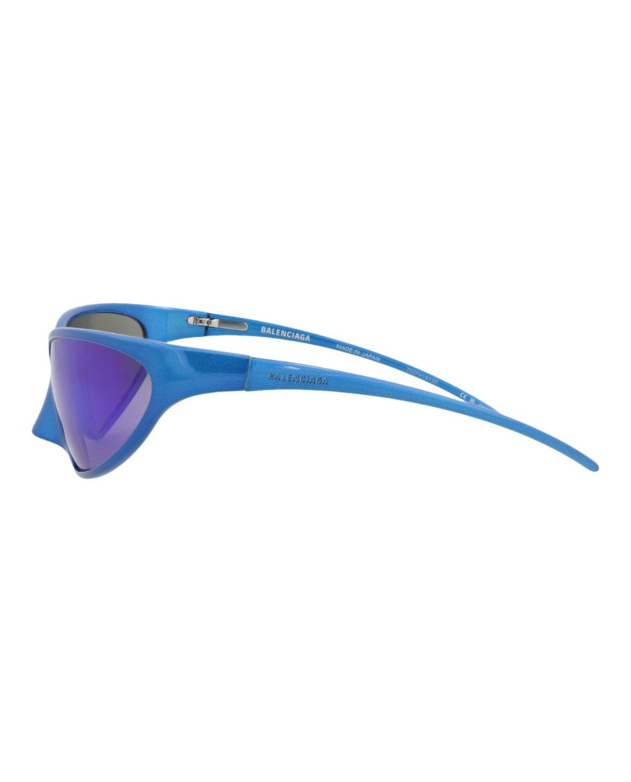 Balenciaga Shield-Frame Alluminium Sunglasses