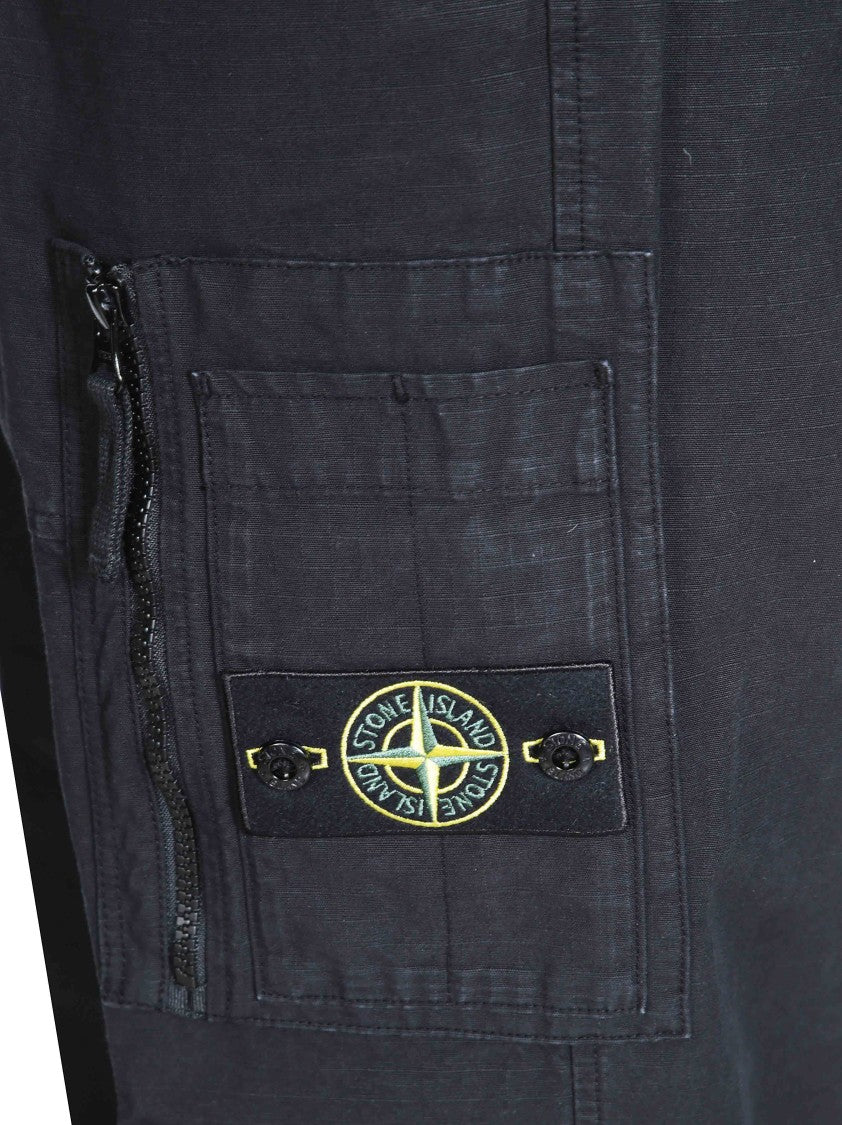 Stone Island Pantalone Compass Straight-Leg Casual Pants