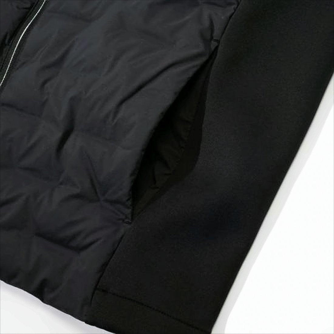 Hydrogen Quilted Sleeveless Vest With Geometric Pattern