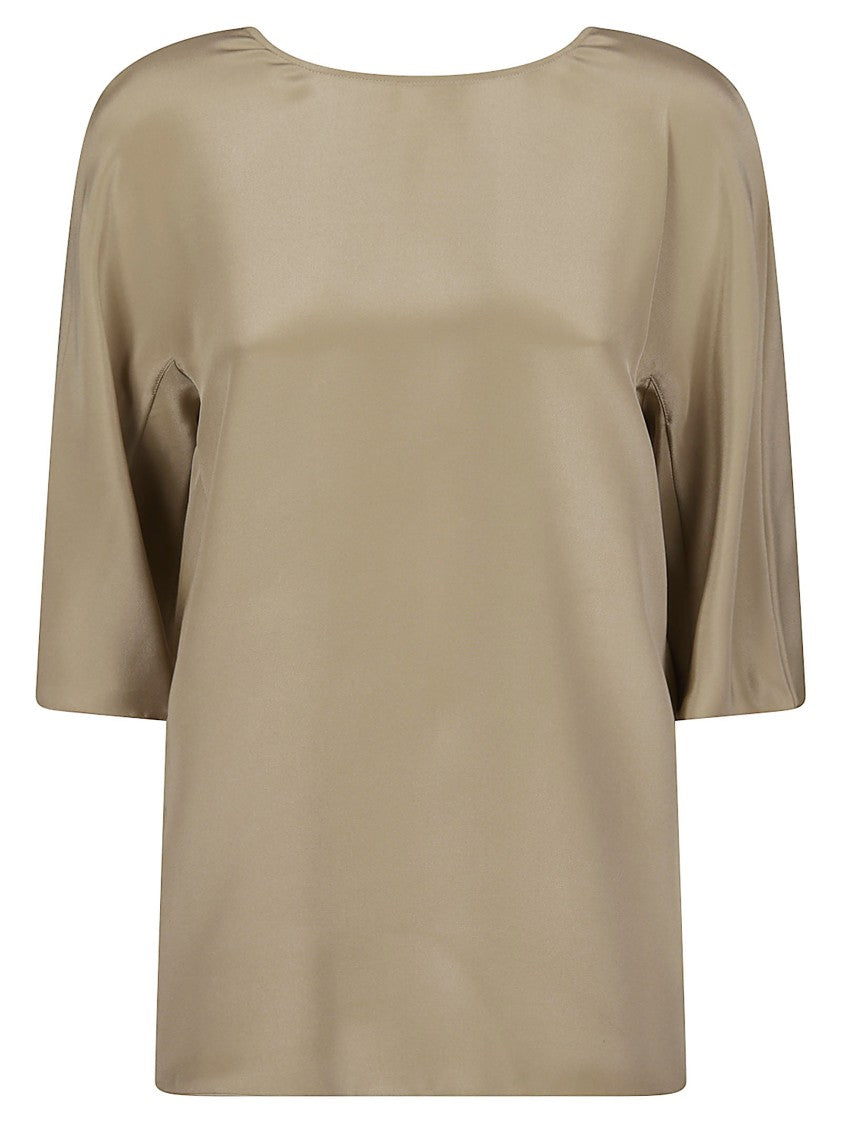 Max Mara Mxegattini Silk Knot Detail Blouse