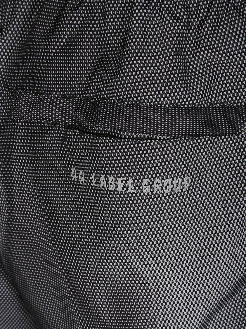 44 Label Group Crinkled Texture Bermuda Shorts With Elastic Waistband