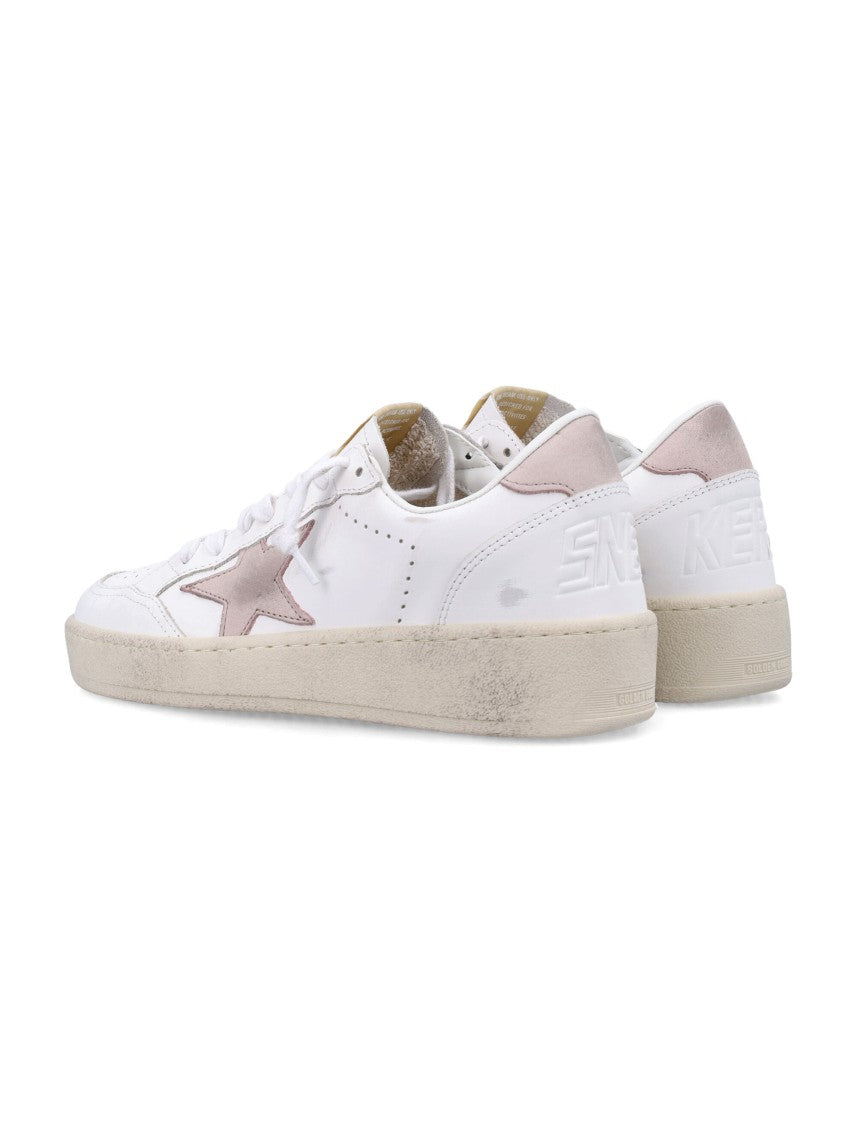 Golden Goose Ballstar 2 White Leather Low-Top Sneakers