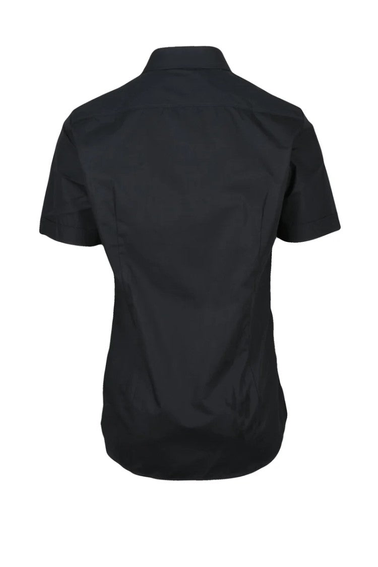 Vivienne Westwood Short-Sleeved Cotton Shirt With Concealed Placket