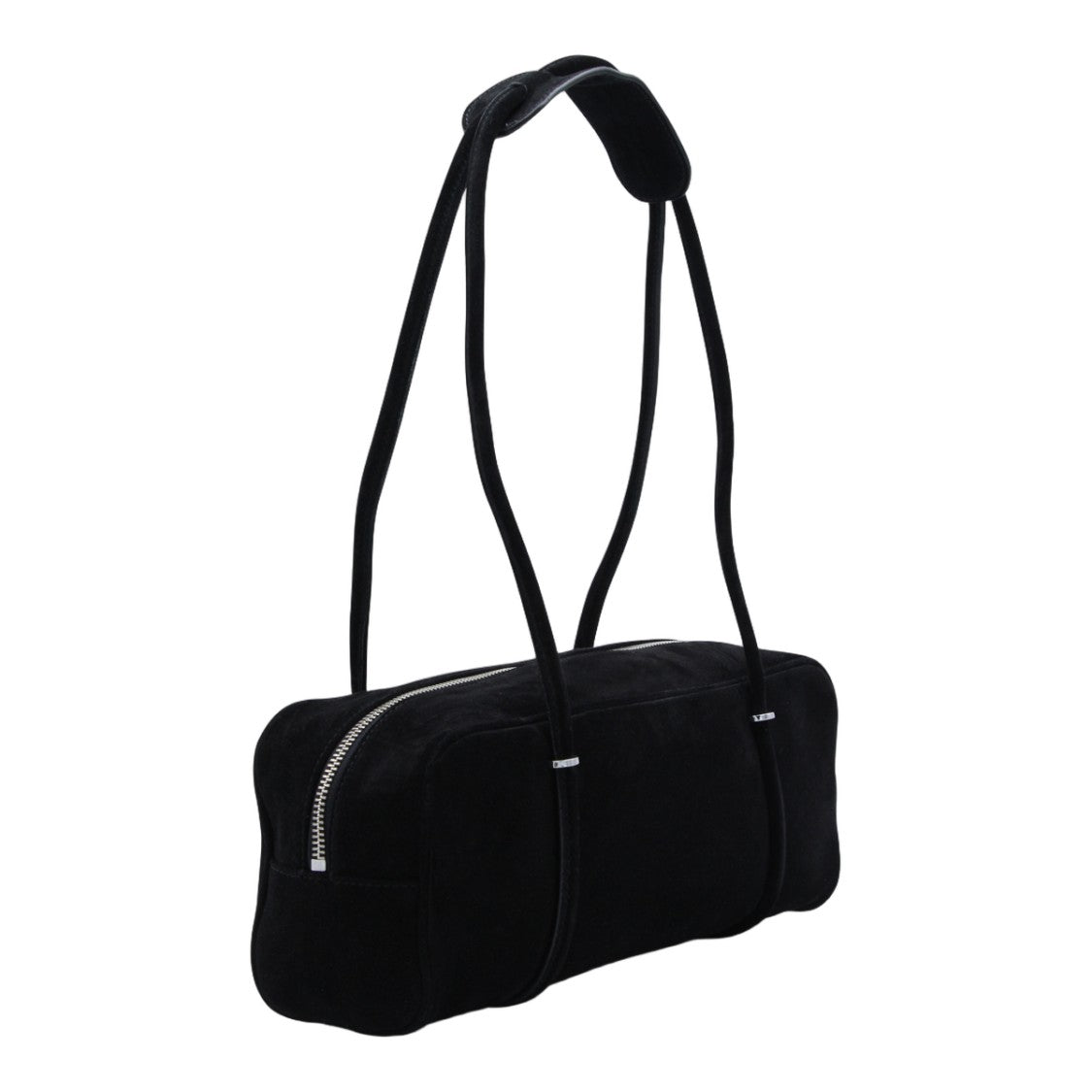 By Far Rectangular Suede-Like Handbag