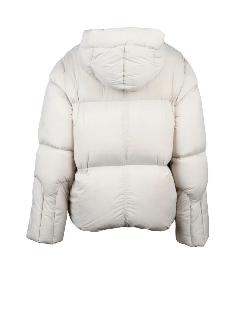 Bacon Beige Polyamide Storm Down Jacket
