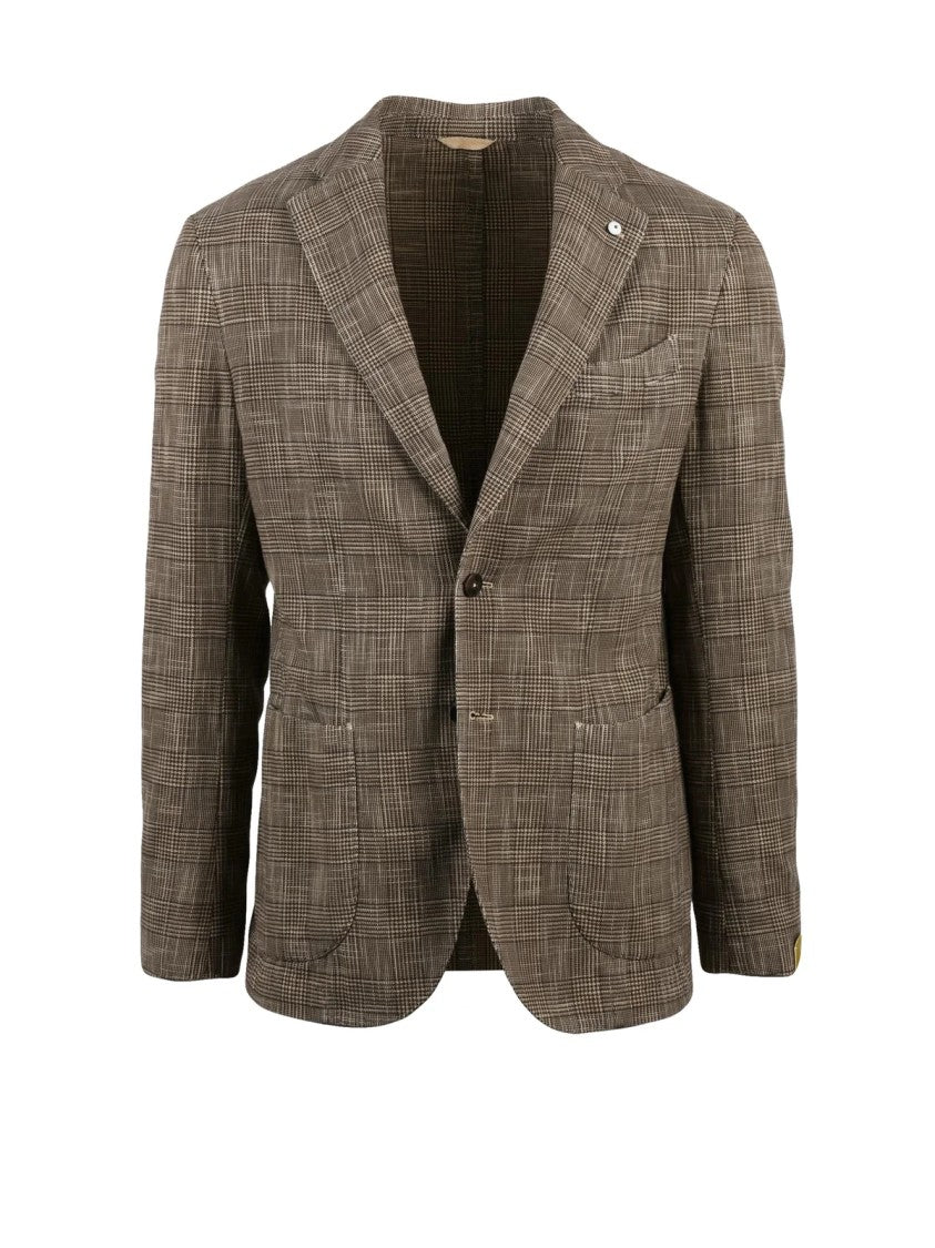 L.B.M. 1911 Biscuit Men Cotton Silk Blazer Jacket