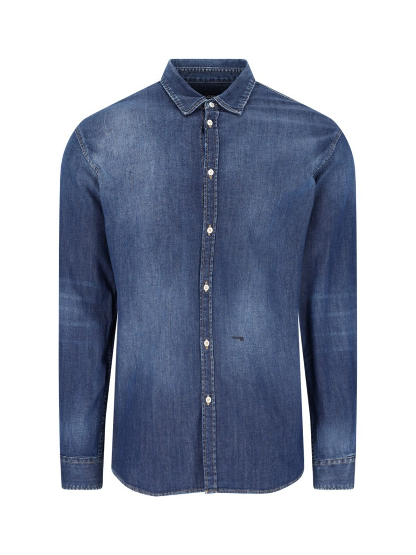 Dsquared2 "Relax Dan" Denim Shirt – Blue