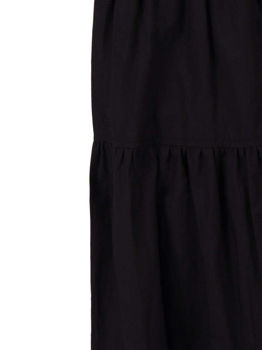 Michael Kors Poplin Midi Tiered Shirt Dress