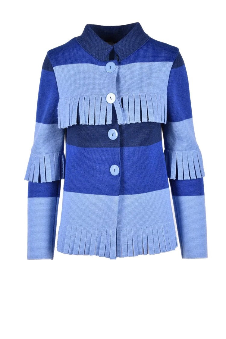 Charlott Blue/Light Blue Wool Jacket's