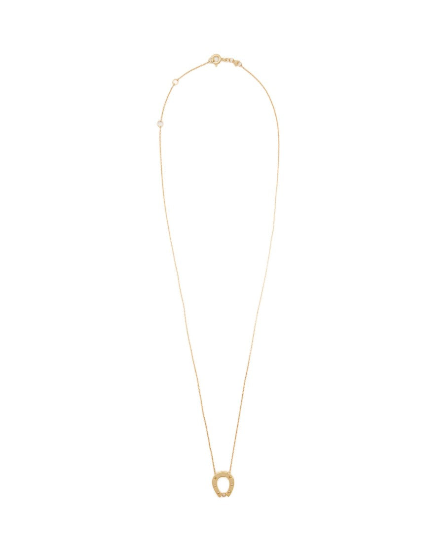 Aliita 9K Gold Horseshoe Brillante Necklace