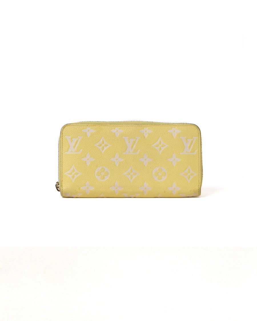 Louis Vuitton Zippy Empreinte Lemon Wallet