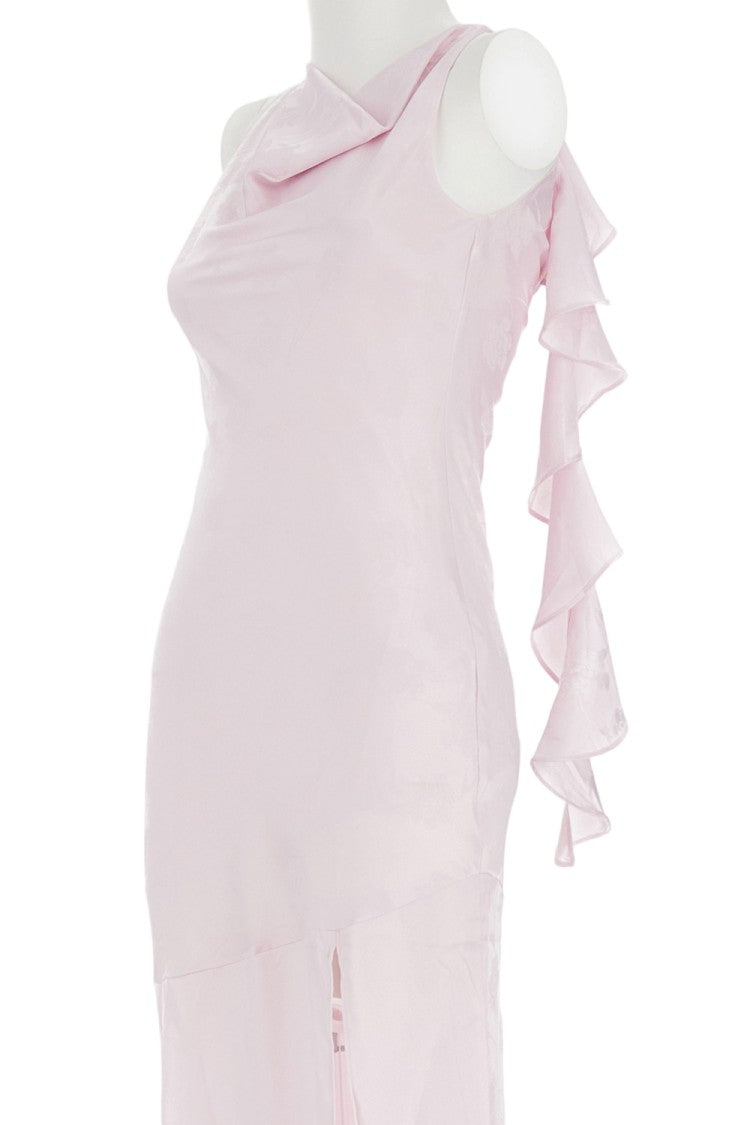 Rotate Birger Christensen Long Waterfall Dress