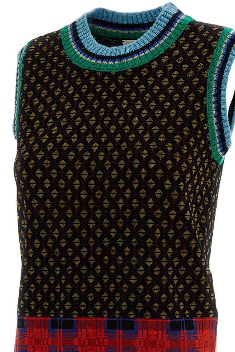 Dries Van Noten Jacquard Knit Top
