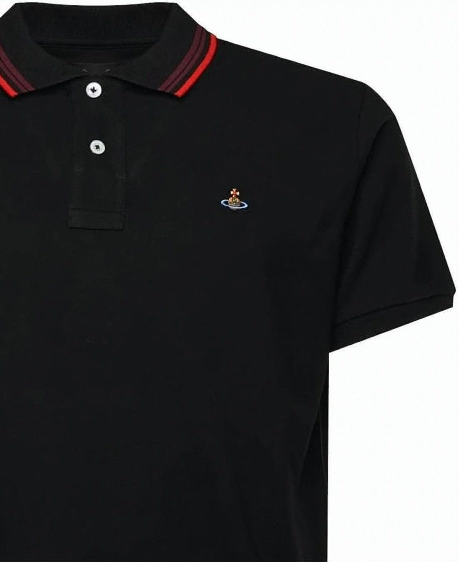 Vivienne Westwood Ribbed Collar Polo Shirt