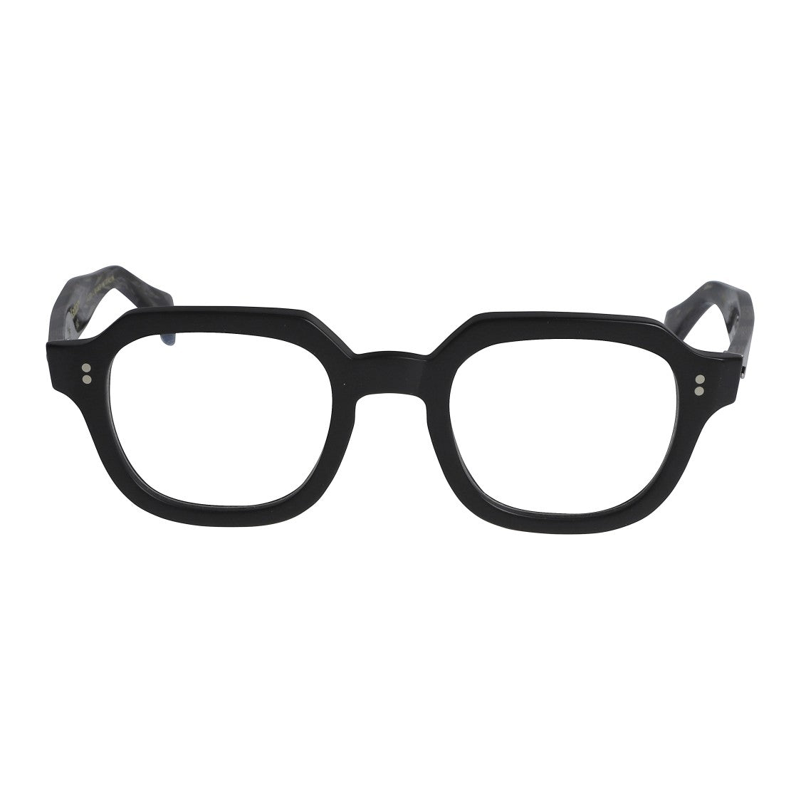 Kador Orbit Special-V Square Frame Sunglasses With Patterned Arms