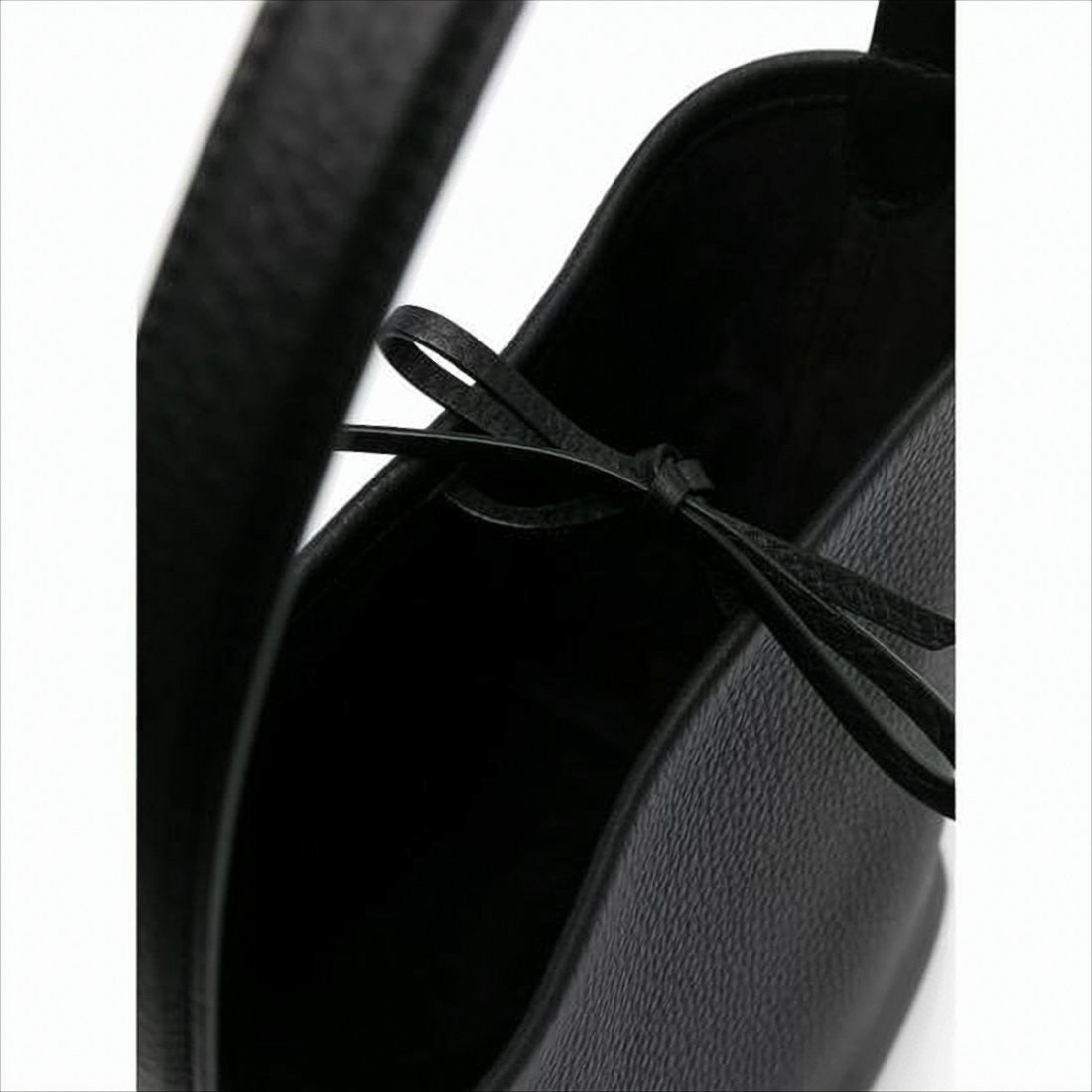 The Row Textured Calf Leather Bucket-Style Shoulder Bag