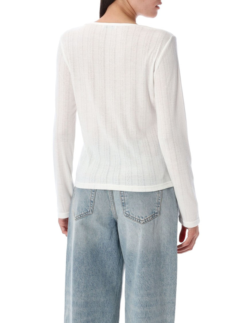 Anine Bing Pia Serafino Ls Top