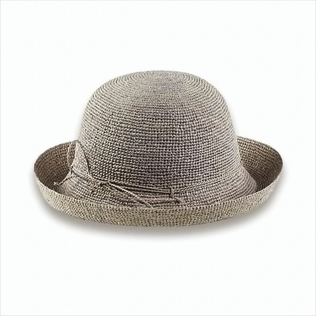 Helen Kaminski Meticulously Woven Raffia Hat With Rounded Crown And Upturned Brim