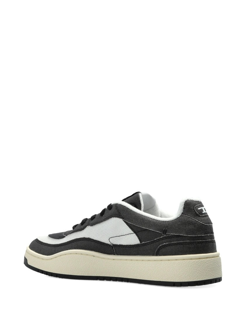 Diesel Black/White S Oval Skate Low Sneakers