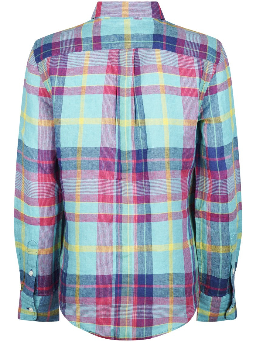 Polo Ralph Lauren Vibrant Plaid Long-Sleeve Button-Up Shirt