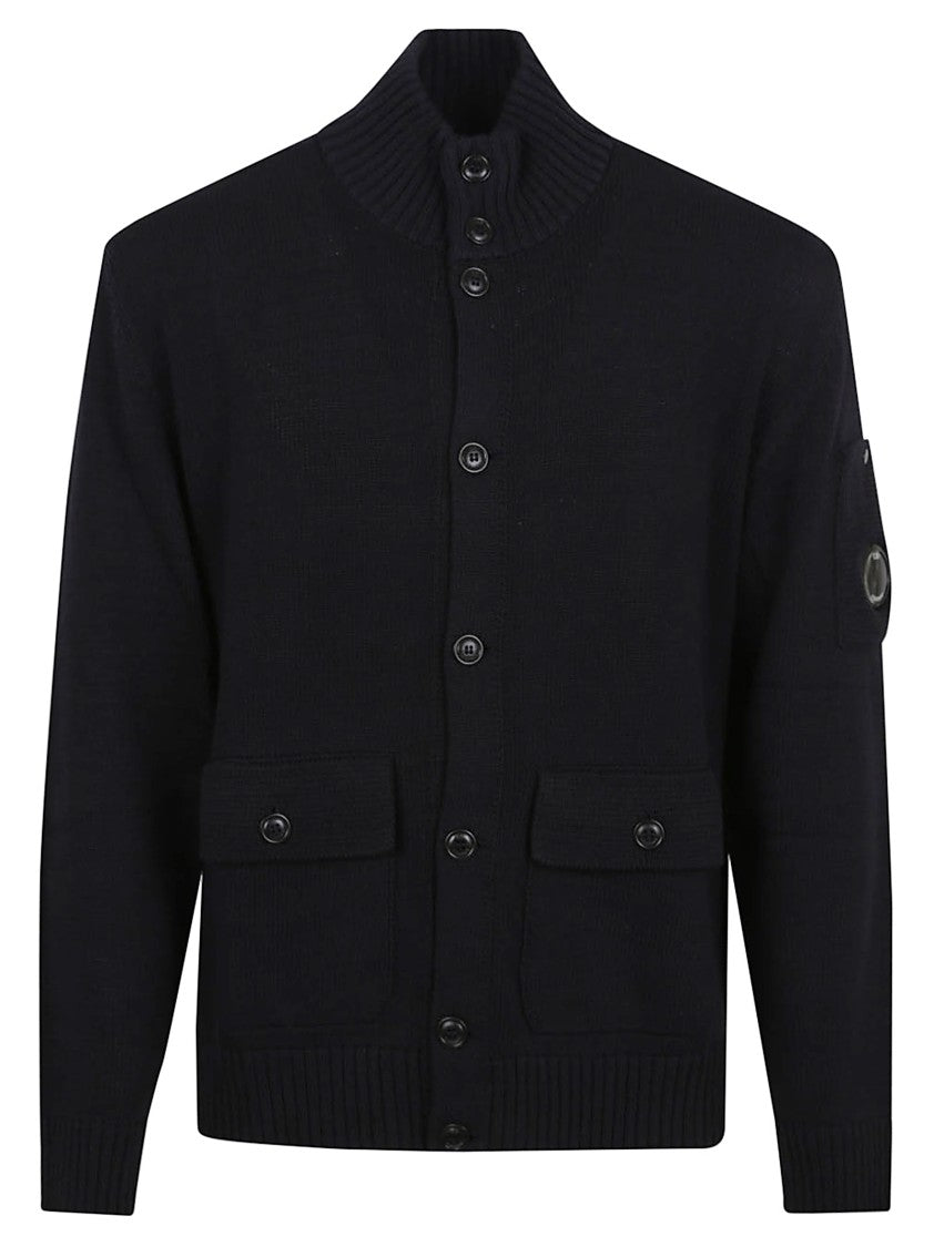 C.P. Company Regular Fit Black Cotton Jacket
