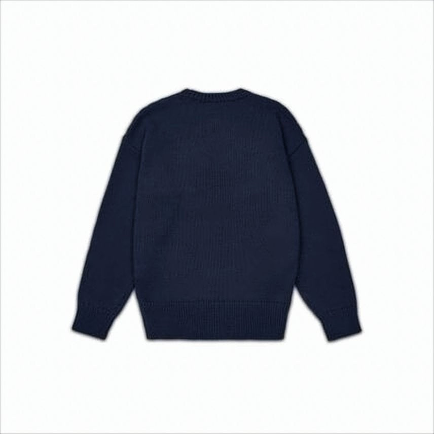 Polo Ralph Lauren Navy Blue Ribbed Sweater