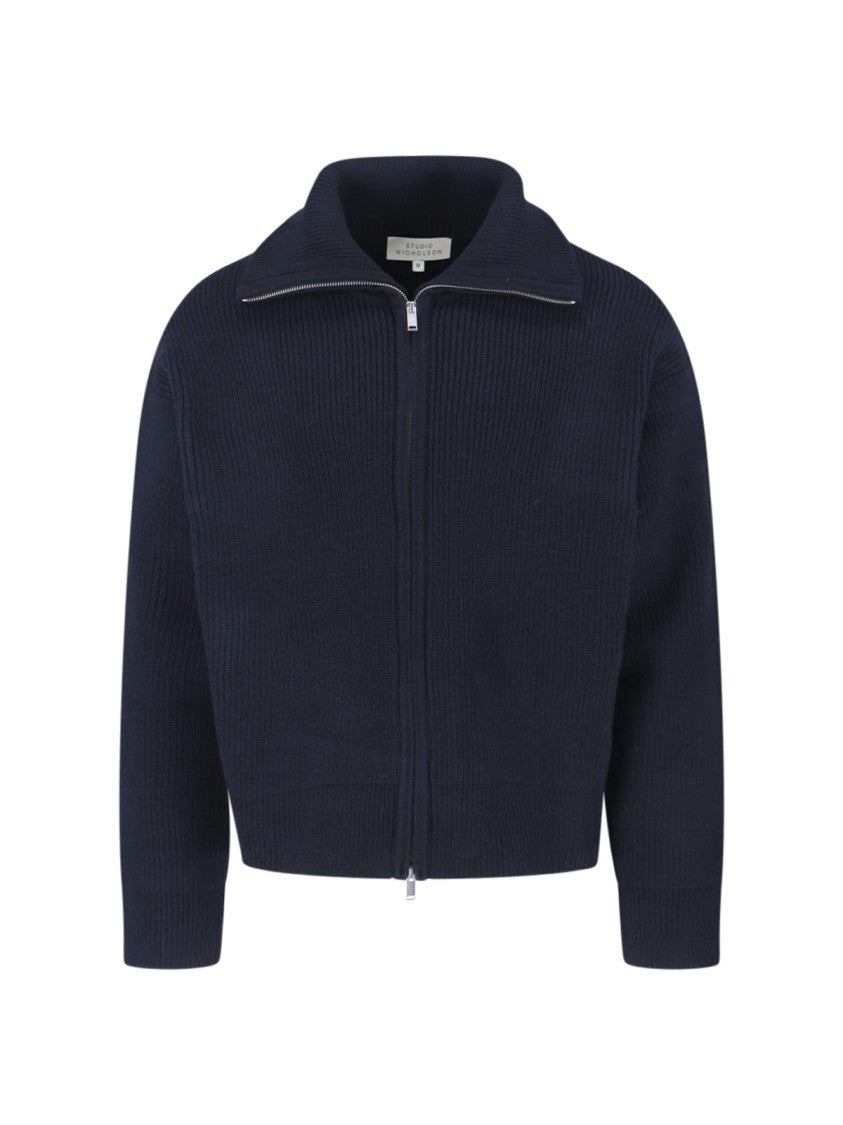 Studio Nicholson Neutral Textured Knit Sweater Collection