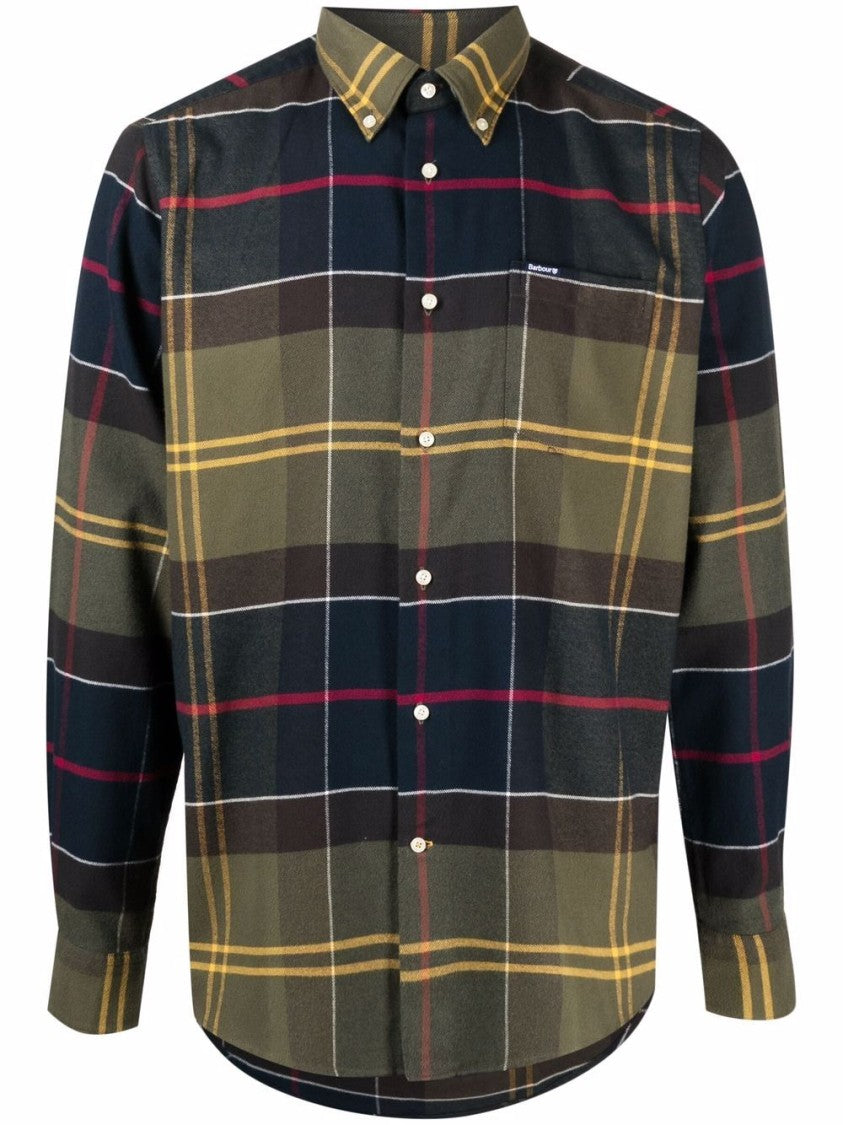 Barbour Tartan-Patterned Cotton Flannel Barbour Shirt
