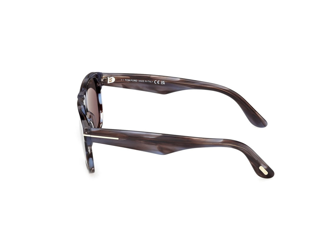 Tom Ford Marbled Ft1284 Square Sunglasses