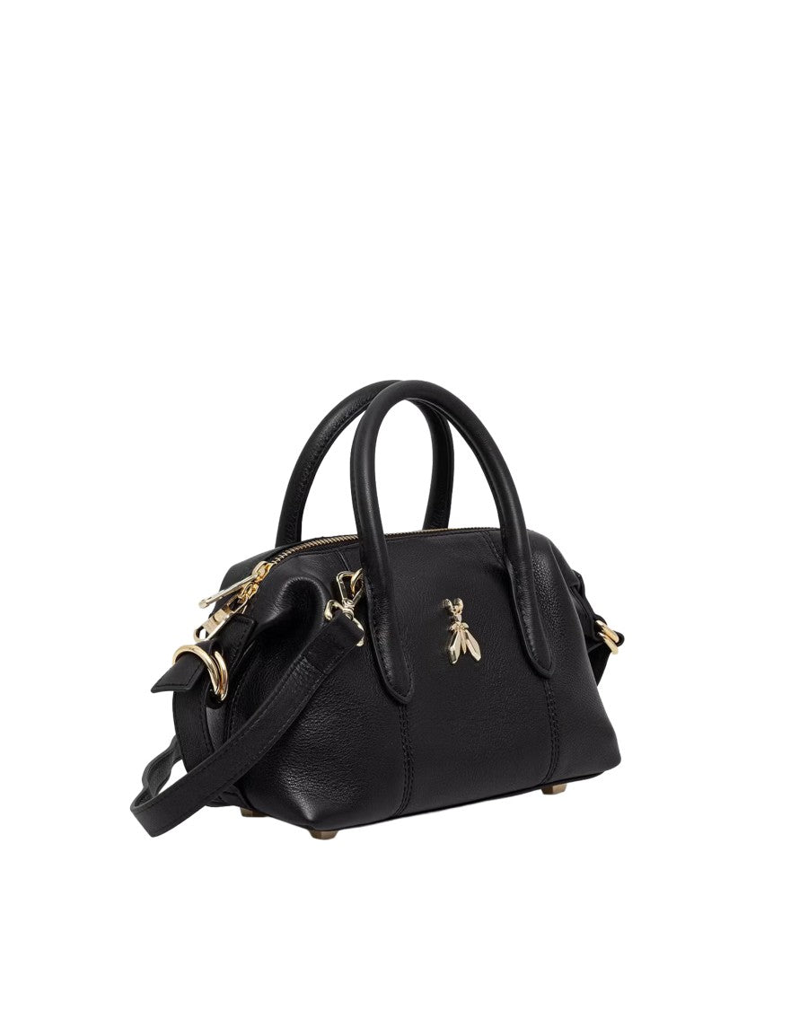 Patrizia Pepe Black Calf Leather New Business Mini Bag