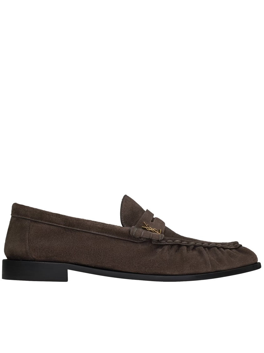 Saint Laurent Le Loafer 15 Brown Suede Loafers