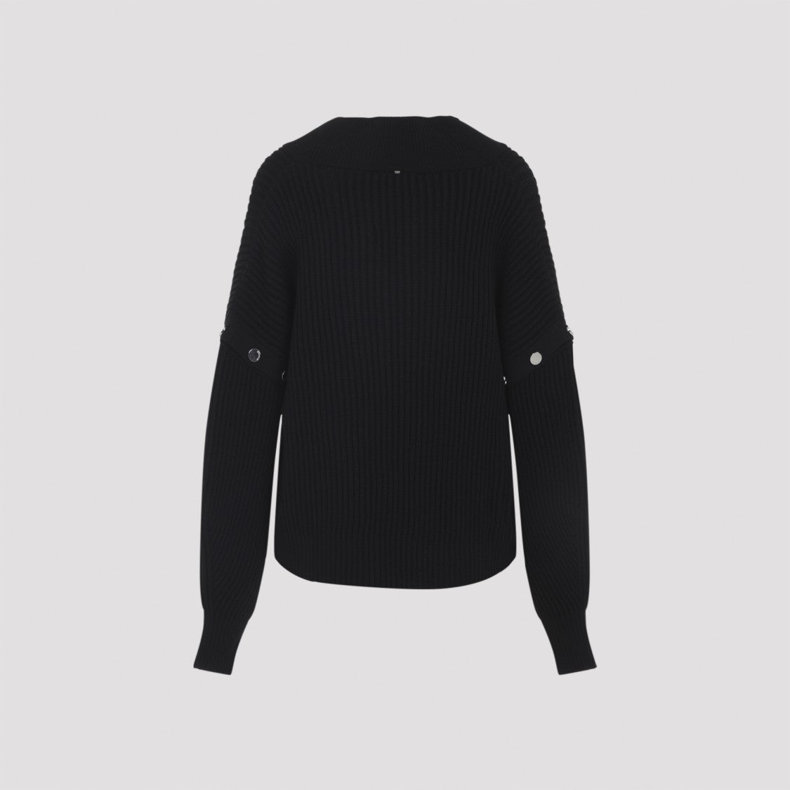 Sportmax Tay Black Virgin Wool Pullover