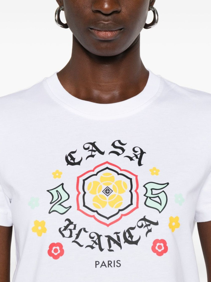 Casablanca Graphic Print Cotton T-Shirt