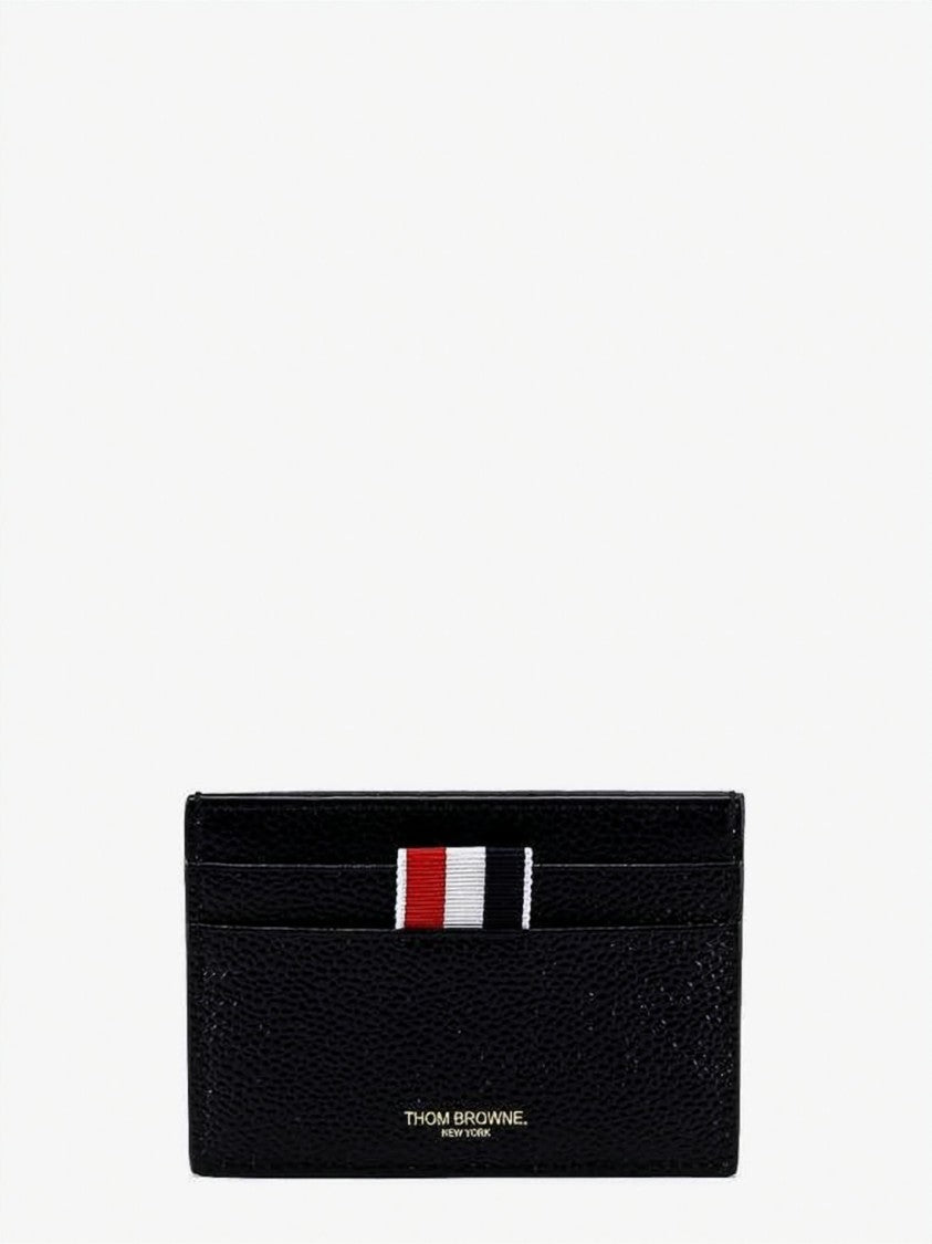 Thom Browne Compact Textured Calf Leather Cardholder