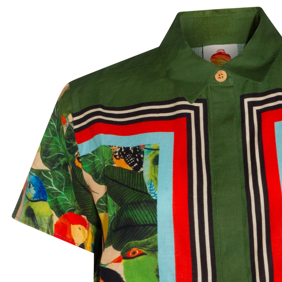 Farm Rio Tailored Button-Down Shirt With Classic Fit