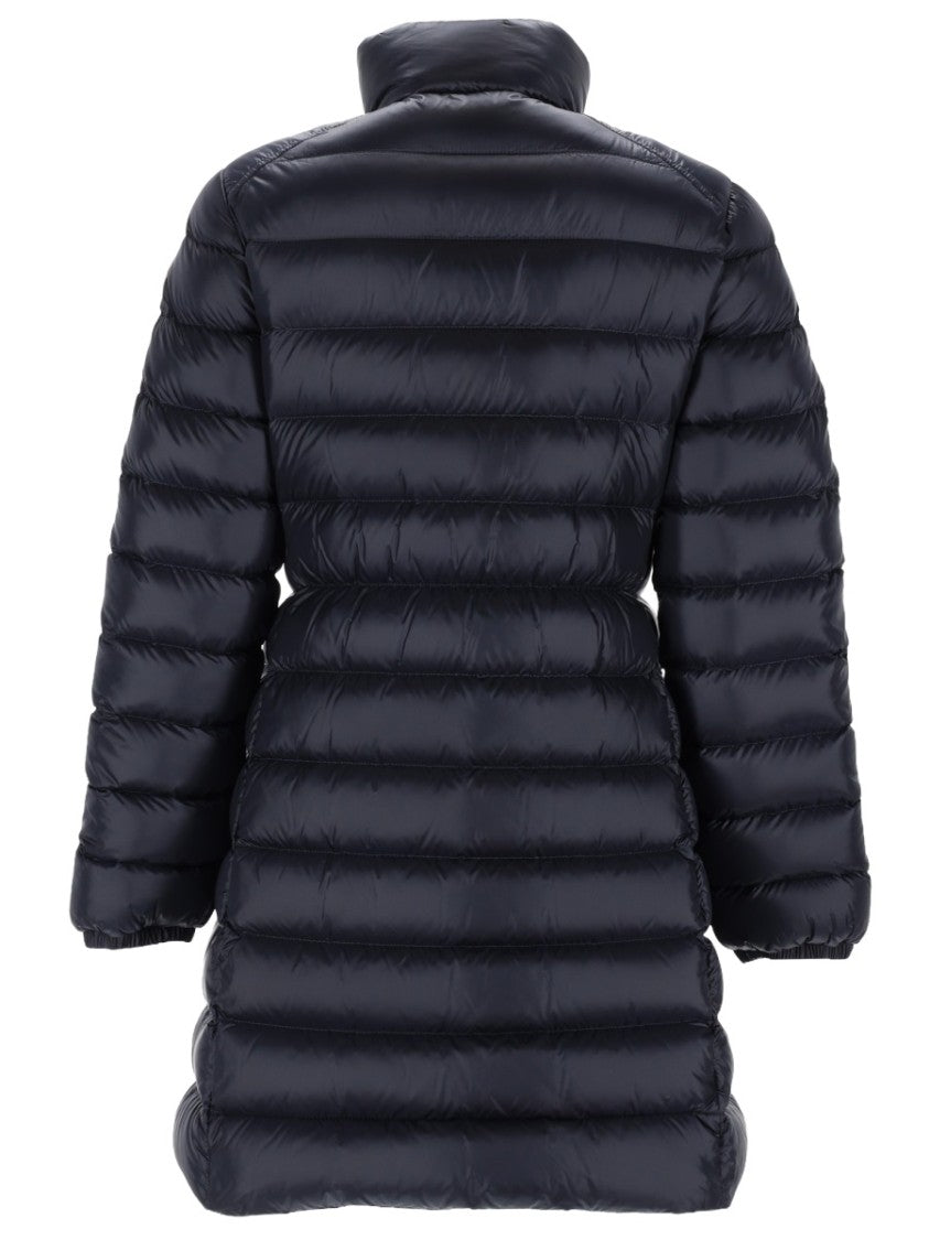 Moncler Genet Quilted High-Collar Down Jacket