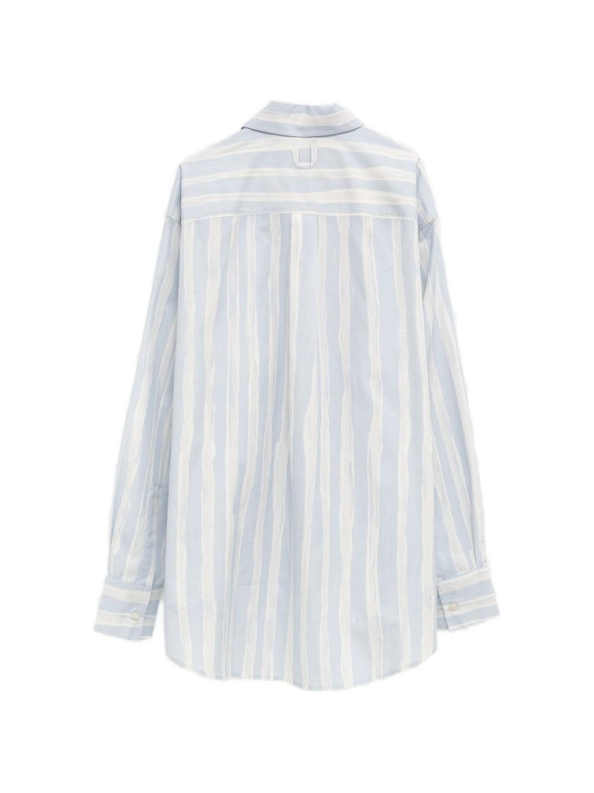 Jacquemus White Silk And Nylon Classic Shirt