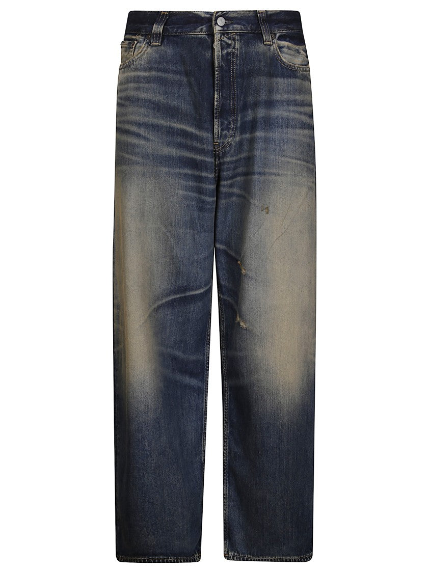 Acne Studios Oversized Medium Wash Blue Jeans
