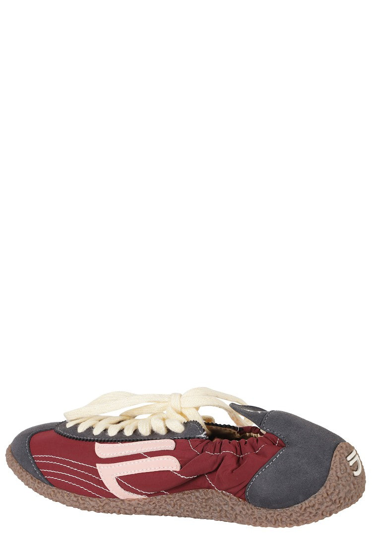 Puraai 9.01 Corsa Running Fabric-Leather Sneakers