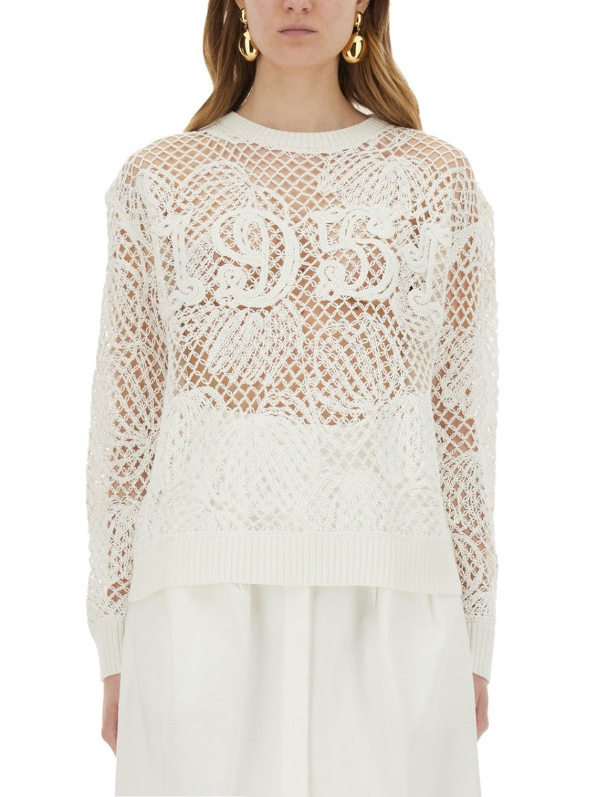Max Mara "Farea" Mesh Top