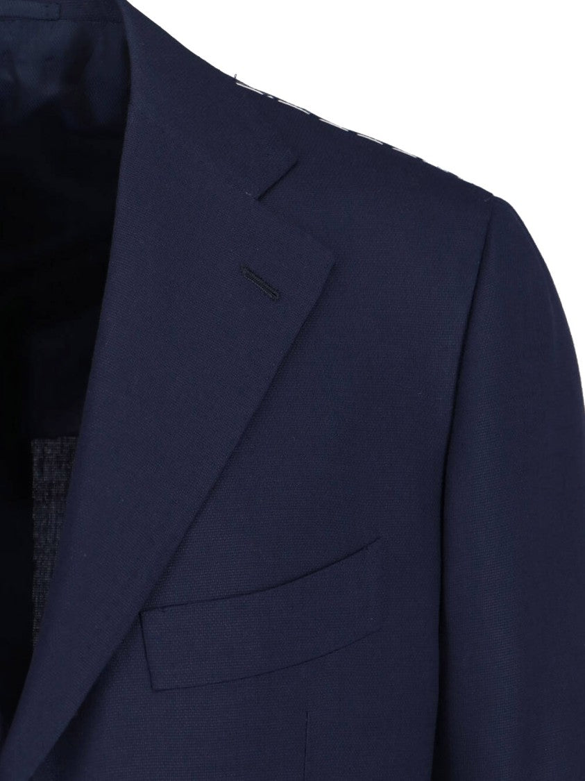 Cesare Attolini Tailored Men's Jacket With Structured Shoulders And Timeless Elegance