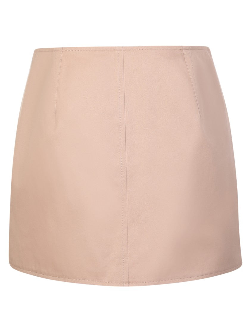 Burberry Beige Cotton Miniskirt