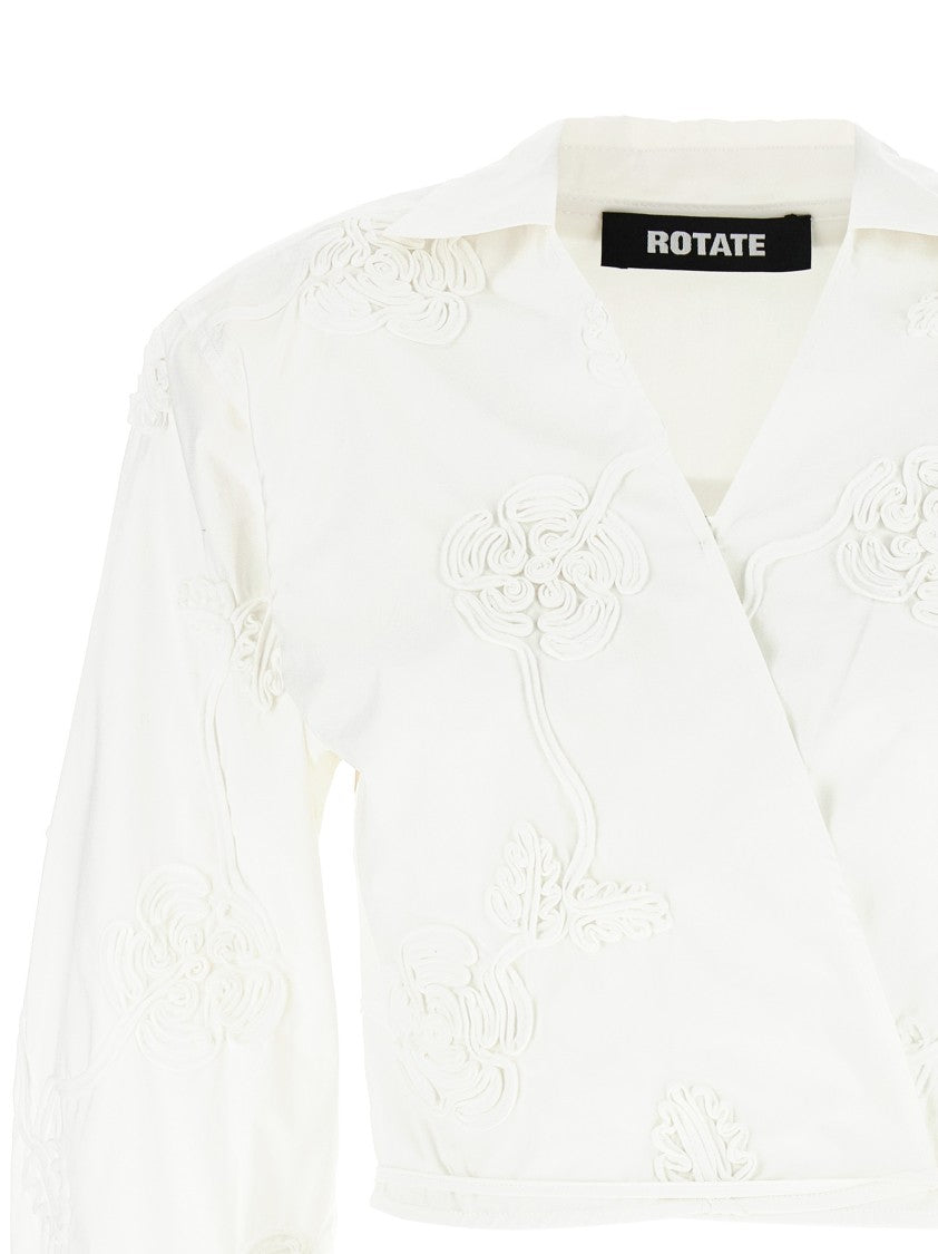 Rotate Birger Christensen 'Wrap Cotton' Shirt