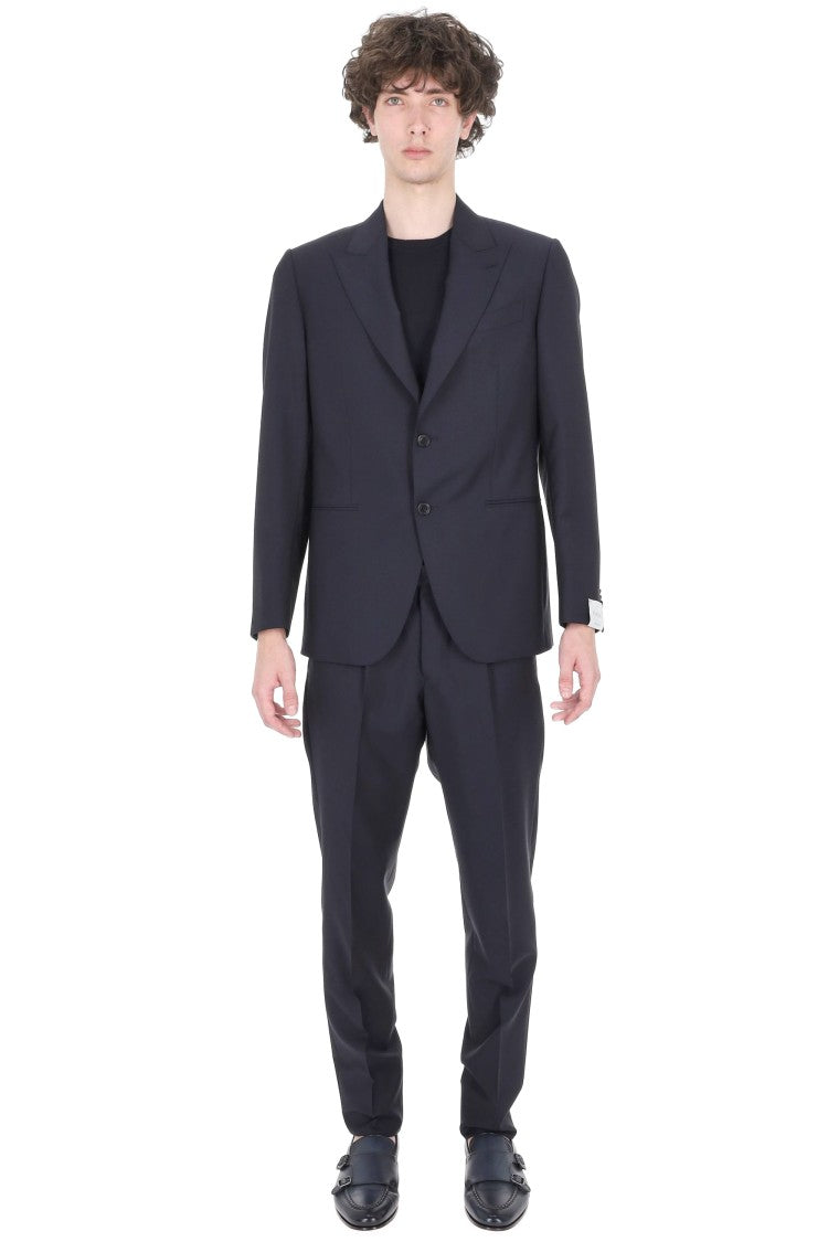 Caruso Norma Wool-Mohair Tailored Suit