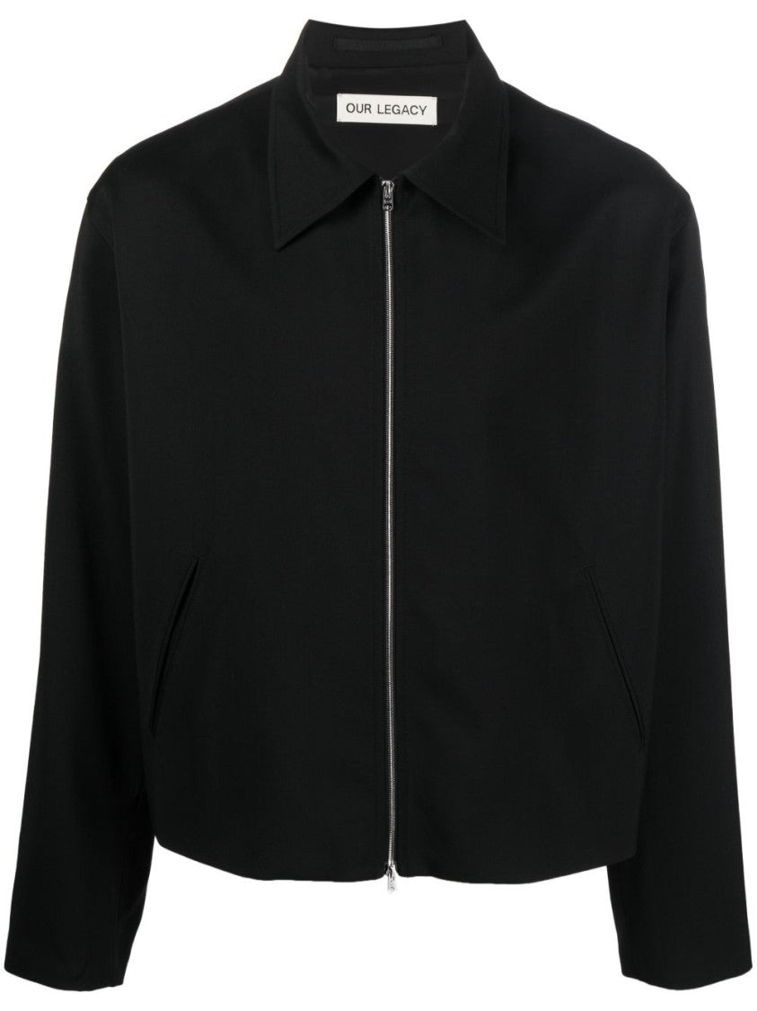 Our Legacy Mini Black Virgin Wool Blouson Jacket