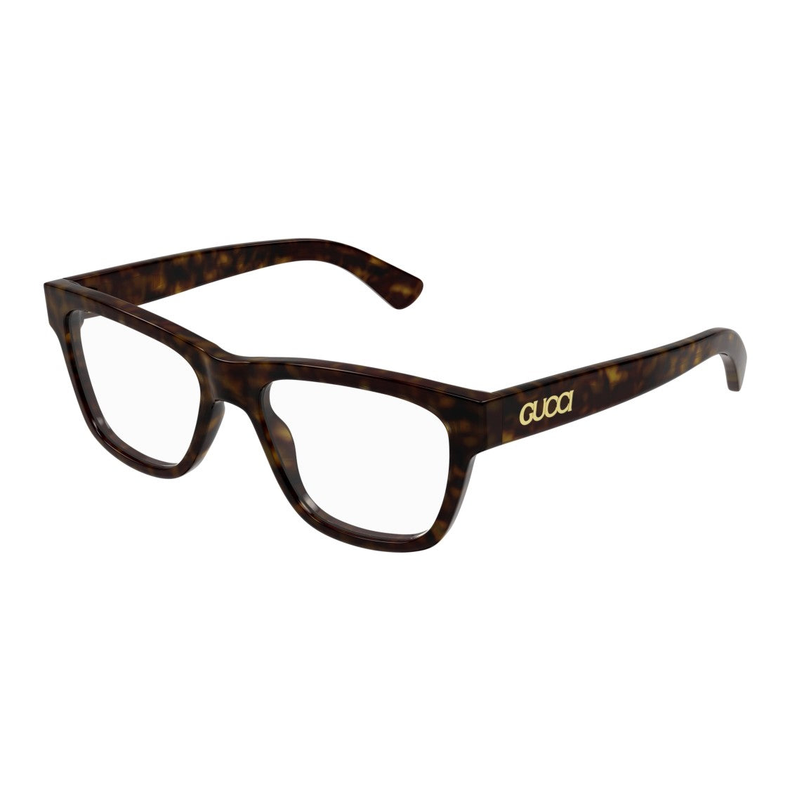 Gucci Gg1795o Rectangular Tortoiseshell Eyeglasses
