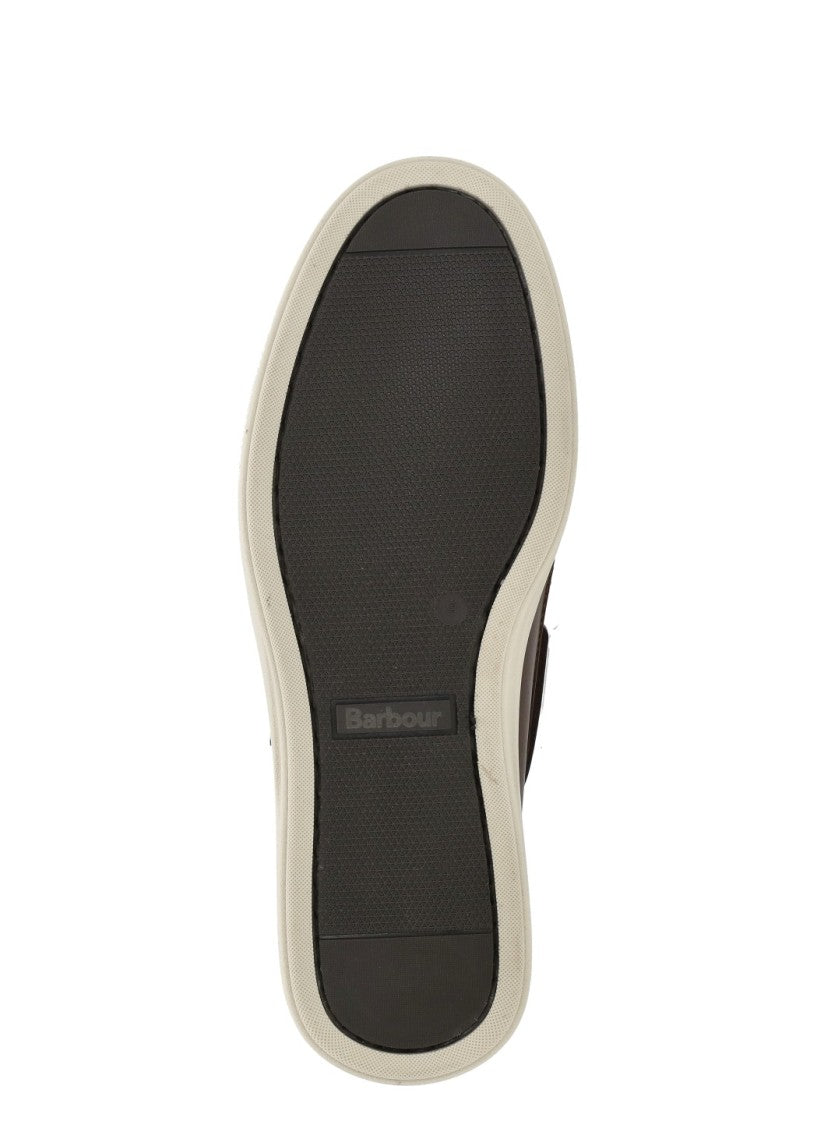Barbour Brown Rothley Boat Shoes