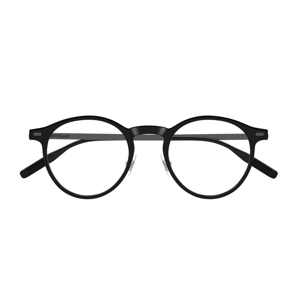 Montblanc Mb0426o Linea Snowcap Modern Round Optical Glasses