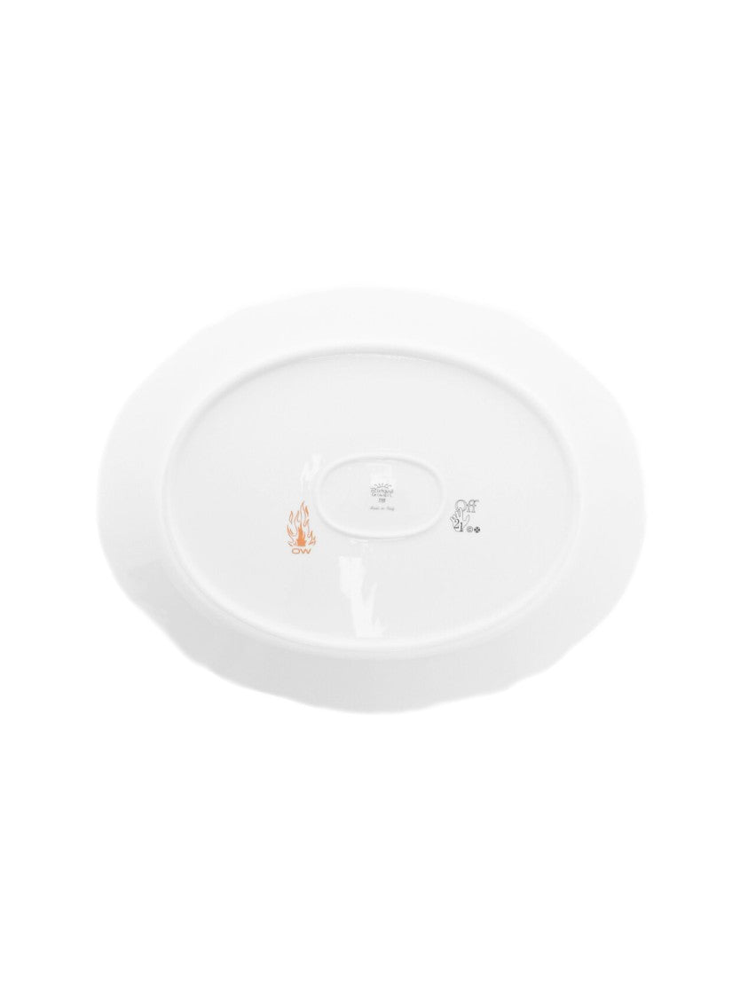 Off-White 735 Oval Tray Plate