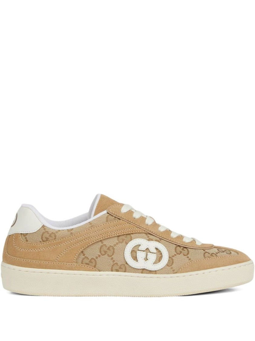 Gucci Signature Gg Canvas Low-Top Sneakers